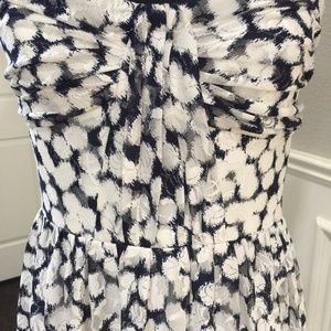 Betsy Johnson Strapless Dress Sheer SZ 10